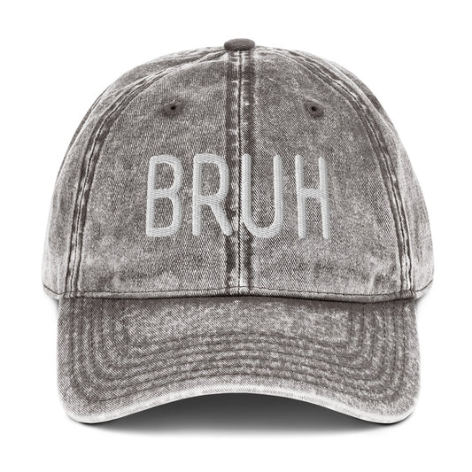 BRUH | Vintage Embroidered Cap