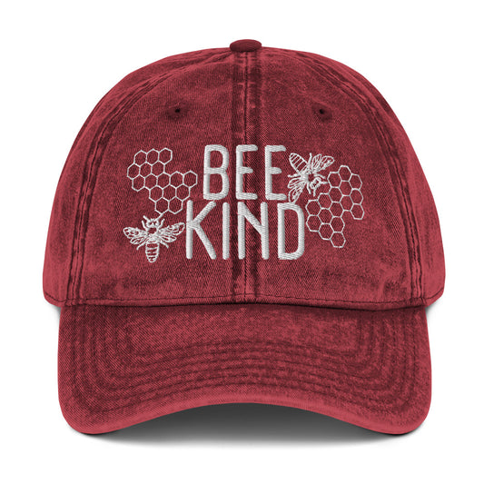 BEE Kind | Vintage Embroidered Cap