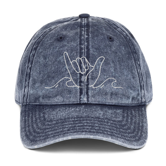 Surf's Up Shaka | Vintage Embroidered Cap