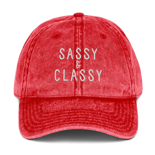 Sassy & Classy | Vintage Embroidered Cap