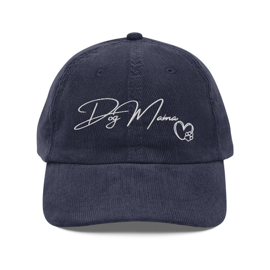 Dog Mama | Embroidered Corduroy Hat